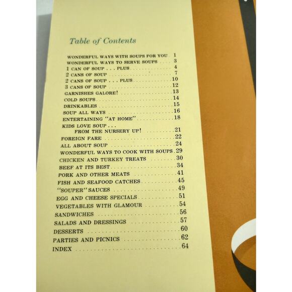 Vintage Campbell's Cook Book Wonderful Ways to Cook With Soup (bb2) - Picture 3 of 10